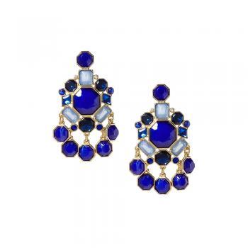 Royal Blue Sail Statement Earring on Luulla